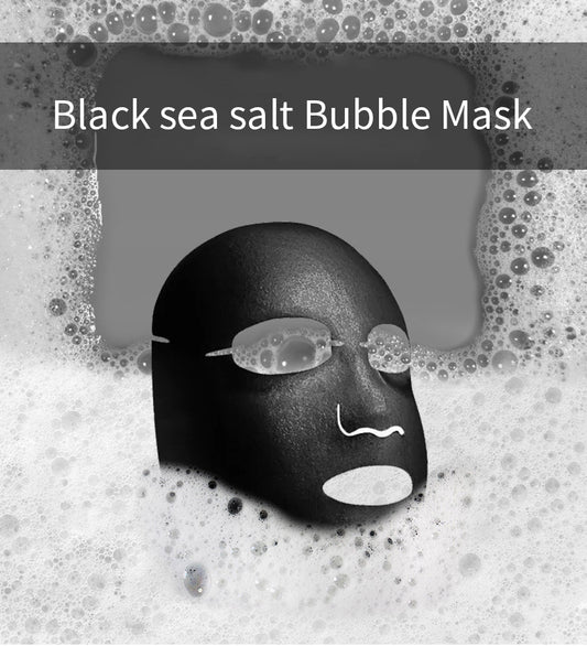 Customized Black Sea Salt Bubble Mask Manufacturing Cosmetic Factory