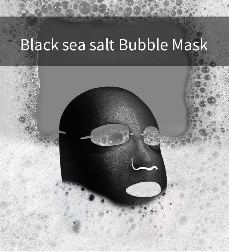 Nhà máy mỹ phẩm sản xuất mặt nạ bong bóng muối biển đen tùy chỉnh