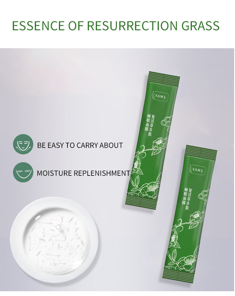 Usine d'ODM d'OEM de cosmétiques de masque de sommeil de polypeptide d'herbe de résurrection