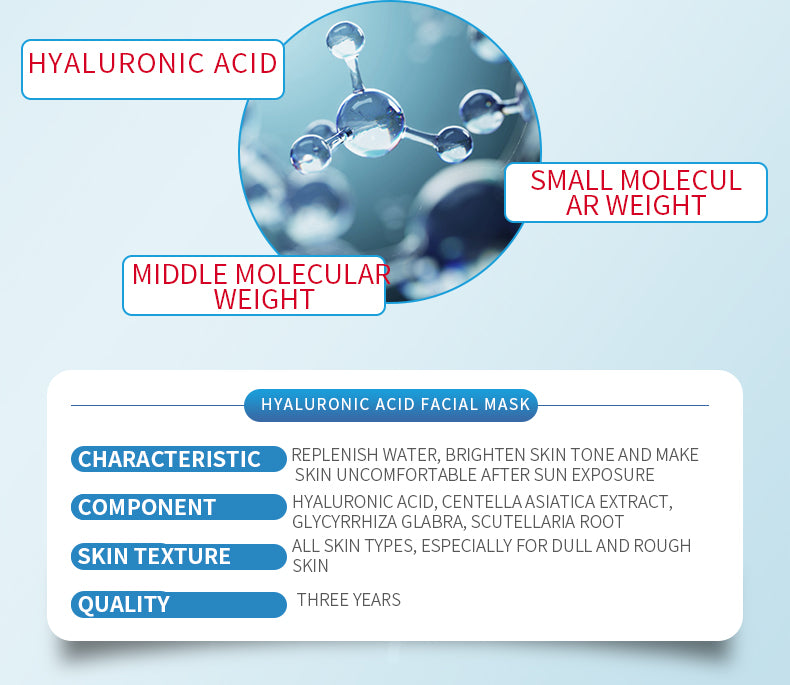 Hyaluronic acid mask production and processing cosmetics factory manufacturing