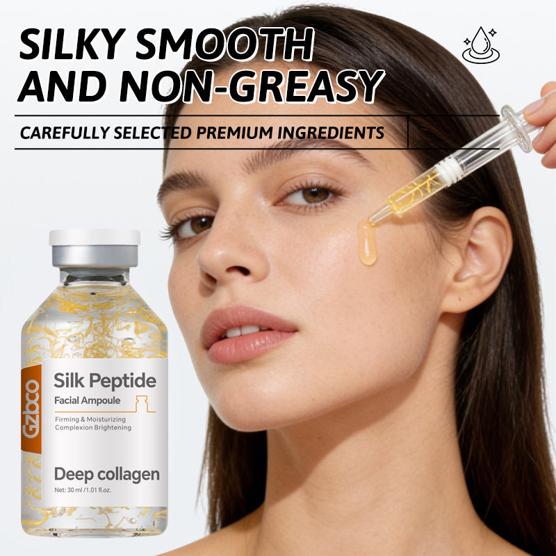 OEM Golden Silk Peptide Serum Luxury Gold Thread Facial Essence