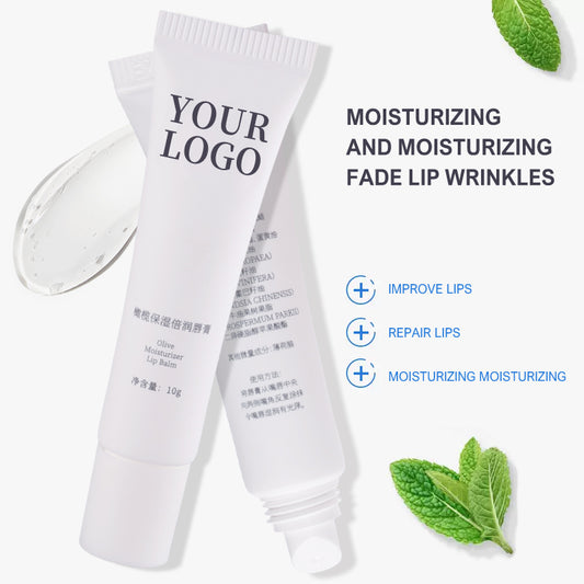 Olive moisturizing lip balm OEM custom cosmetics manufacturers