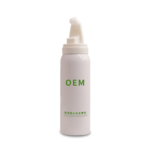 Limpiador de espuma exfoliante hidratante de limpieza con aminoácidos OEM