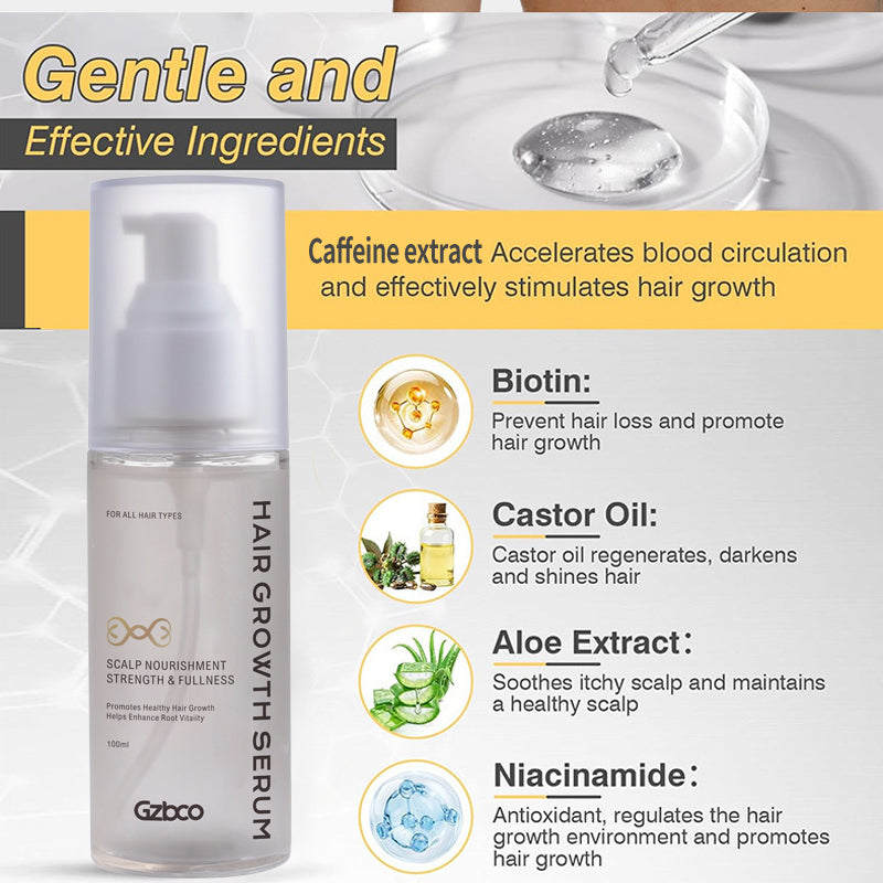 Sérum OEM para Crescimento Capilar, Fórmula Nutritiva para o Couro Cabeludo e Fortalecimento dos Cabelos