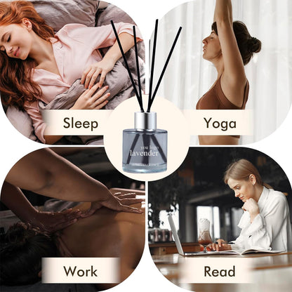 Bộ khuếch tán tinh dầu hương thơm nhà với que khuếch tán tùy chỉnh cho phòng và văn phòng OEM
