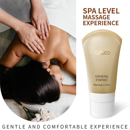 Crema de masaje con esencia de ginseng Relajación profunda Cuidado de músculos y articulaciones OEM/ODM
