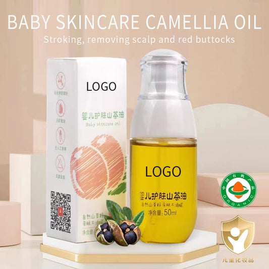 Minyak Camellia untuk perawatan kulit bayi pabrik produsen kosmetik OEM ODM