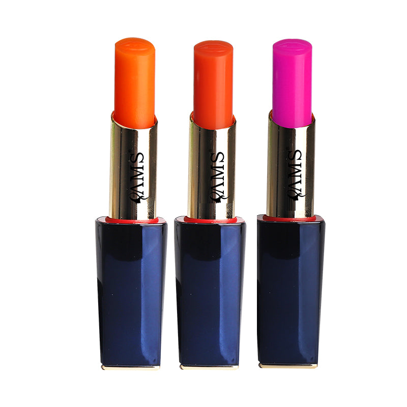 Dreifarbige Lippenstiftfabrik mit mattem Farbverlauf OEM-Verarbeitung von Schönheits-Make-up-Hautpflegeprodukten